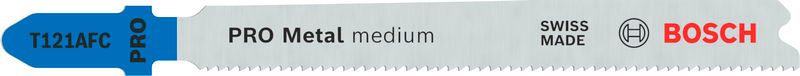 BOSCH PRO Metal medium T121AFC Stichsägeblatt, 92 mm, 100-tlg.