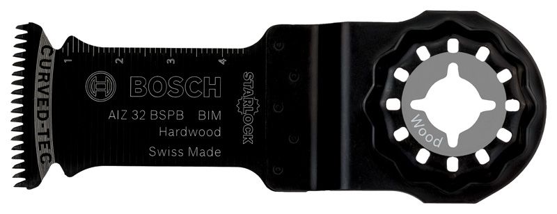 BOSCH BIM Tauchsägeblatt AIZ 32 BSPB, Hard Wood, 50 x 32 mm, 10er-Pack