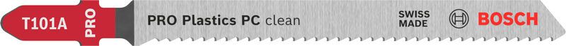 BOSCH PRO Plastics PC clean T101A Stichsägeblatt, 100 mm, 3-teilig