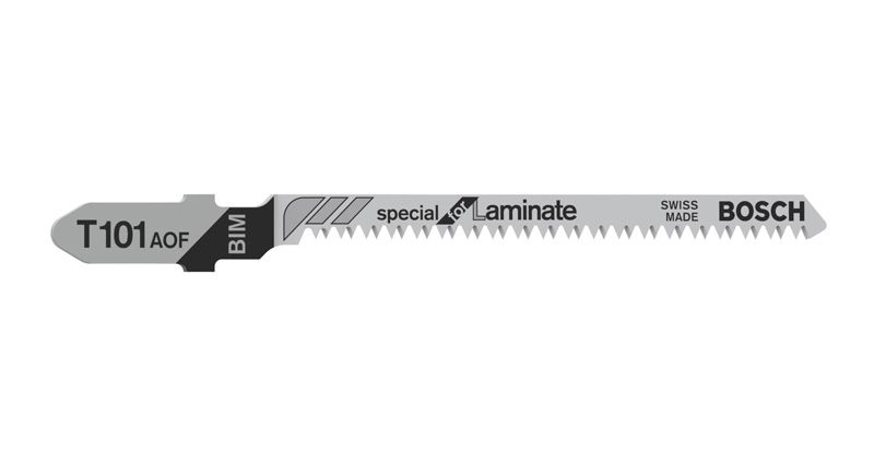 BOSCH Stichsägeblatt T 101 AOF Special for Laminate, 3er-Pack