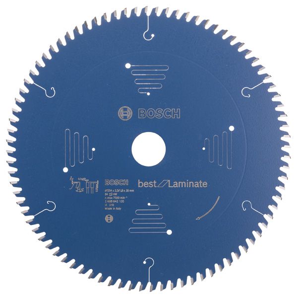 BOSCH Kreissägeblatt Best for Laminate, 254 x 30 x 2,5 mm, 84