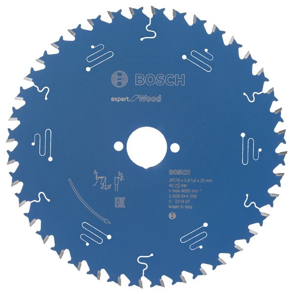 BOSCH Kreissägeblatt Expert for Wood, 210 x 30 x 2,4 mm, 40