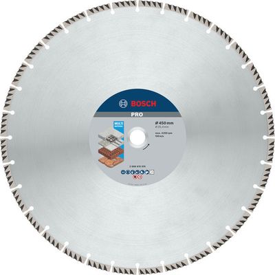 BOSCH PRO Multi Material Diamanttrennscheibe, 450 x 25,4 mm