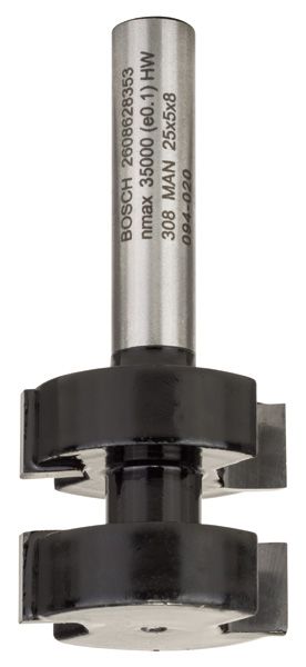 BOSCH Federfräser, 8 mm, D1 25 mm, L 5 mm, G 58 mm