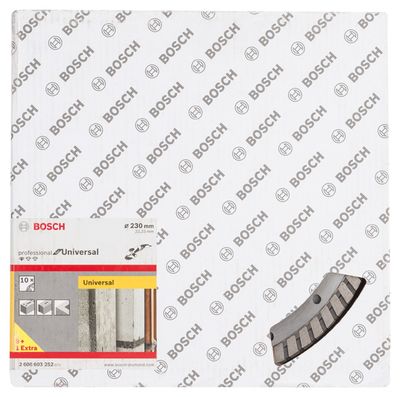 BOSCH Diamanttrennscheibe Standard for Universal Turbo, 230x22,23x2,5x10 mm, 10er-Pack