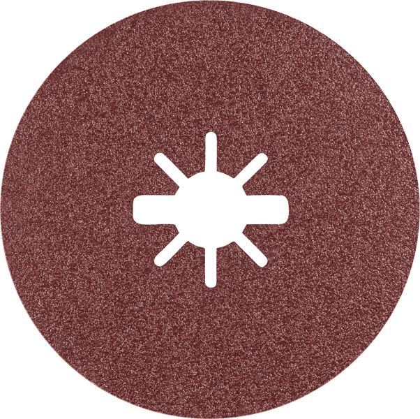 BOSCH EXPERT R781 Prisma Ceramic X-LOCK Fiberscheibe, 115 mm, 22,23 mm, K 60, 25 Stück