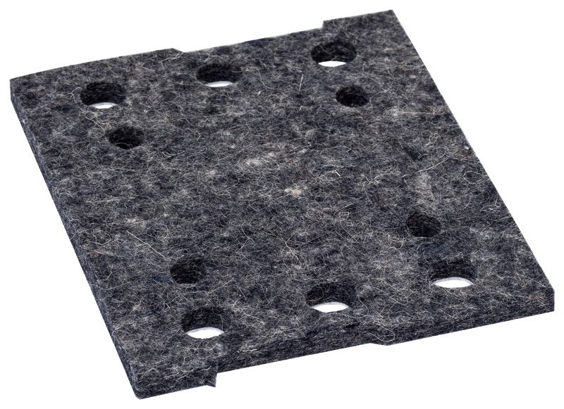 BOSCH Schleifplatte, 110 x 100 mm, mit Filz