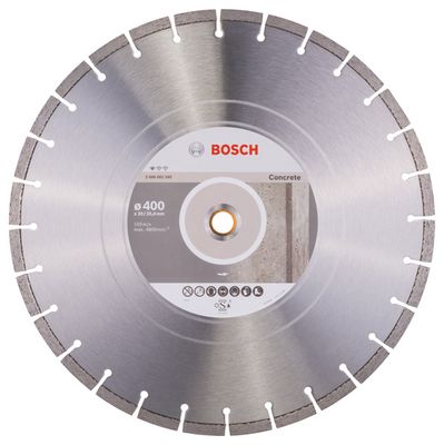BOSCH Diamanttrennscheibe Standard for Concrete, 400 x 20,00/25,40 x 3,2 x 10 mm