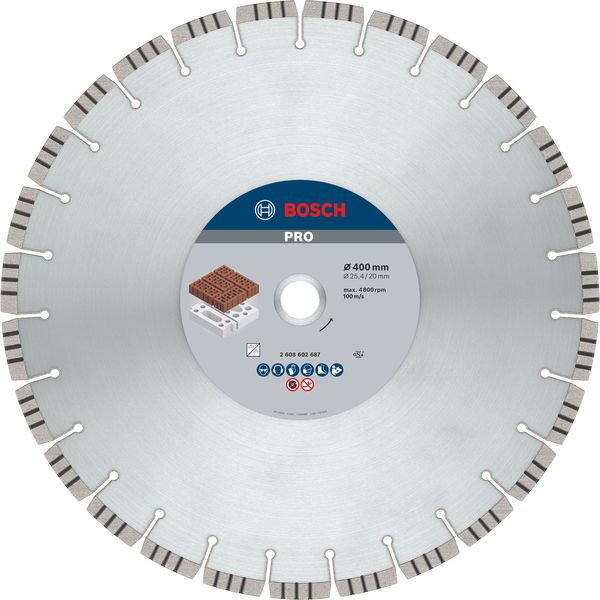 BOSCH PRO Abrasive Diamanttrennscheibe, 400 x 20/25,4 mm