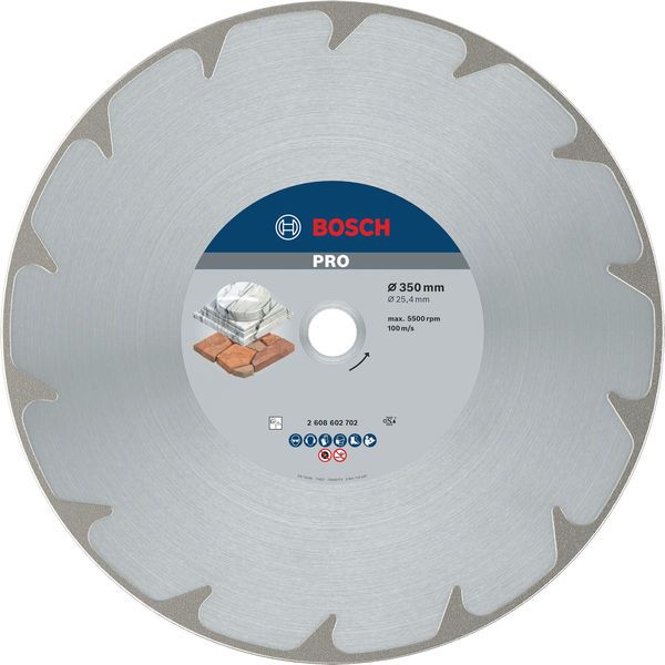 BOSCH PRO Marble Diamanttrennscheibe, 350 x 25,4 mm