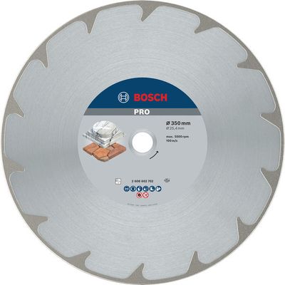 BOSCH PRO Marble Diamanttrennscheibe, 350 x 25,4 mm