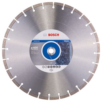 BOSCH Diamanttrennscheibe Standard for Stone, 400 x 20,00/25,40 x 3,2 x 10 mm