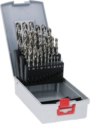 BOSCH PRO Metal HSS-G Spiralbohrer Set, 25-teilig