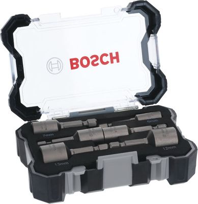 BOSCH 6-tlg. Steckschlüssel-Set, 6–13 mm