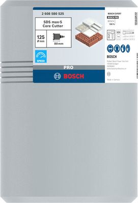 BOSCH PRO SDS max-5 Bohrkrone, 125 x 80 x 97 mm