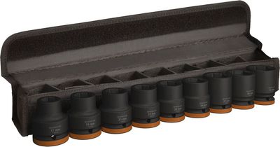 BOSCH PRO Impact Steckschlüsselsatz Set, 3/4", Standard, 9-teilig