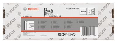 BOSCH DA Senkkopf-Stift, SK64-34 63NR, 1,8mm, 63mm, rostfrei, 4000er-Pack