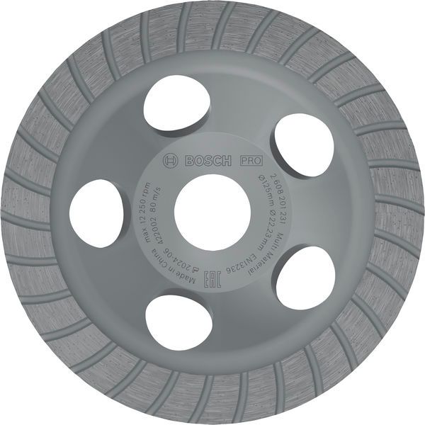 BOSCH PRO Multi Material Topfscheibe, 5 x 125 x 22,23 mm