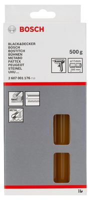 BOSCH Schmelzkleber, 11 x 200 mm, 500 g, gelb