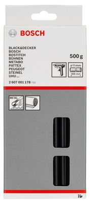BOSCH Schmelzkleber, 11 x 200 mm, 500 g, schwarz