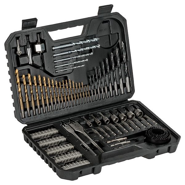 BOSCH V-Line Box, Bohrer- und Bit-Set, 103-teilig, Kegelsenker, Bithalter