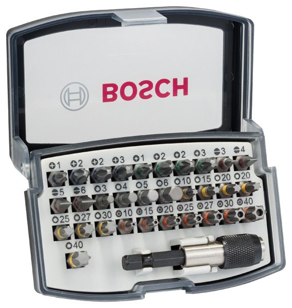 BOSCH 32-tlg. Extra Hard-Schrauberbit-Set Professional