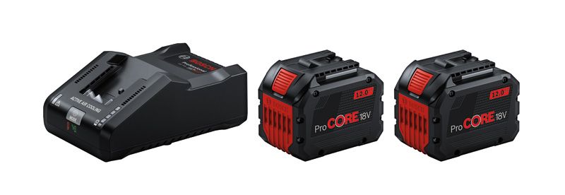 BOSCH Starter-Set 2 x ProCORE18V 12.0Ah + GAL 18V-160