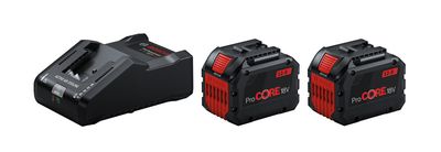 BOSCH Starter-Set 2 x ProCORE18V 12.0Ah + GAL 18V-160
