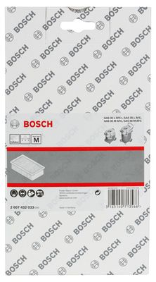 BOSCH Zellulose-Flachfaltenfilter. Für Staubsauger