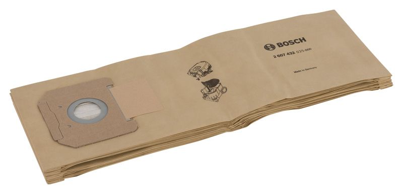 BOSCH Papierfilterbeutel für GAS 35 L AFC; GL SFC+; GAS 35 M AFC. Für Staubsauger