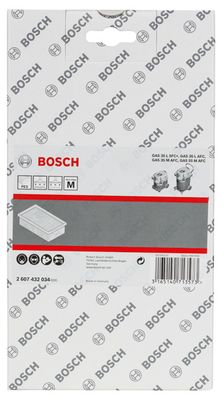 BOSCH Polyester-Flachfaltenfilter. Für Staubsauger