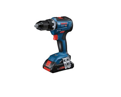 BOSCH Akku-Bohrschrauber GSR 18V-55, 2 x Akku ProCORE18V, Schnellladegerät GAL 18V-40