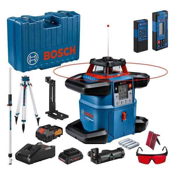 BOSCH Rotationslaser GRL 600 CHV + BT170HD, GR240