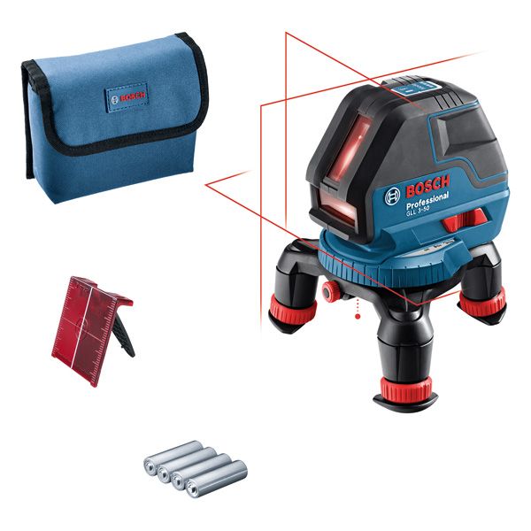 BOSCH Linienlaser GLL 3-50, mit Schutztasche