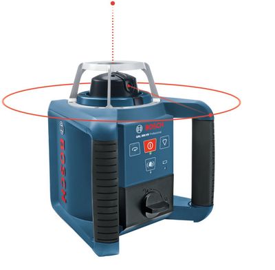 BOSCH Rotationslaser GRL 300 HV, mit RC 1, WM 4 und LR 1