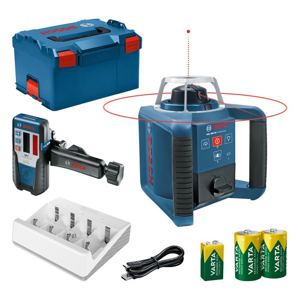 BOSCH Rotationslaser GRL 300 HV + LR 1 in L-BOXX