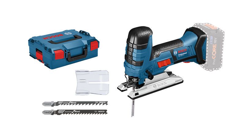 BOSCH Akku-Stichsäge GST 18V-LI S, in L-BOXX 136 mit Spanreißschutz