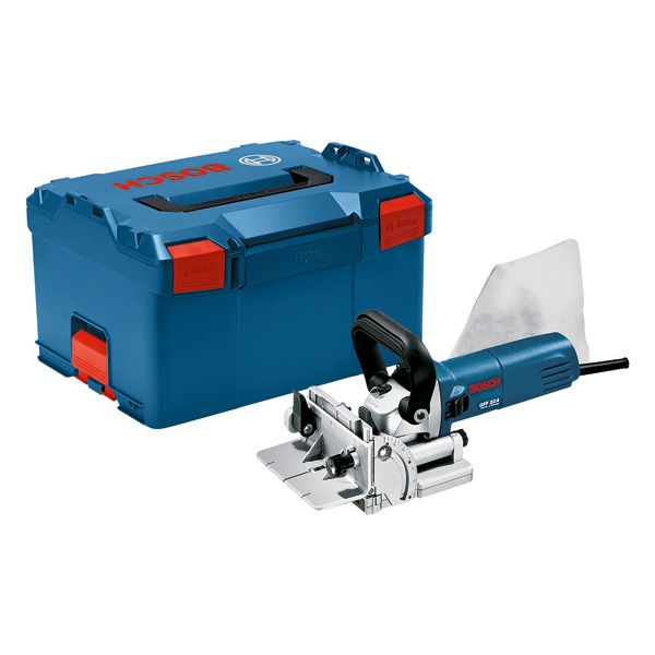 BOSCH Flachdübelfräse GFF 22 A, mit L-BOXX mit Zubehör-Set