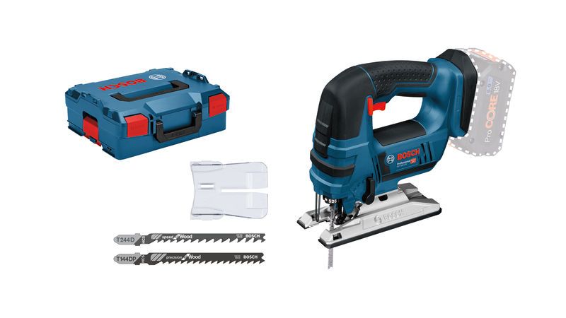 BOSCH Akku-Stichsäge GST 18V-LI B, in L-BOXX 136 mit Stichsägeblatt