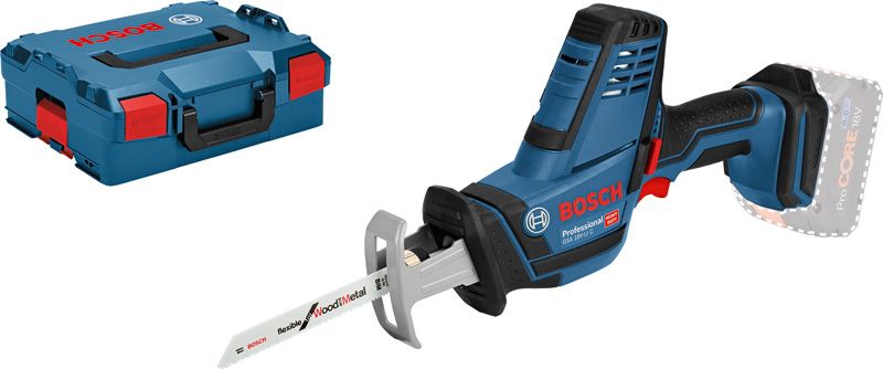 BOSCH Akku-Säbelsäge GSA 18V-LI C, in L-BOXX 136 mit Säbelsägeblatt