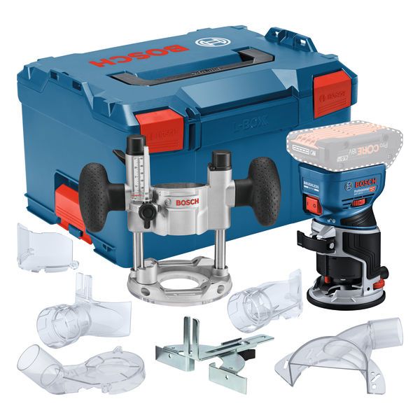 BOSCH Akku-Kantenfräse GKF 18V-8, L-BOXX 238