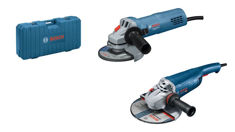 BOSCH Combo Kit: 2-tlg. Winkelschleifer-Set: GWS 22-230 J + GWS 880 in Koffer