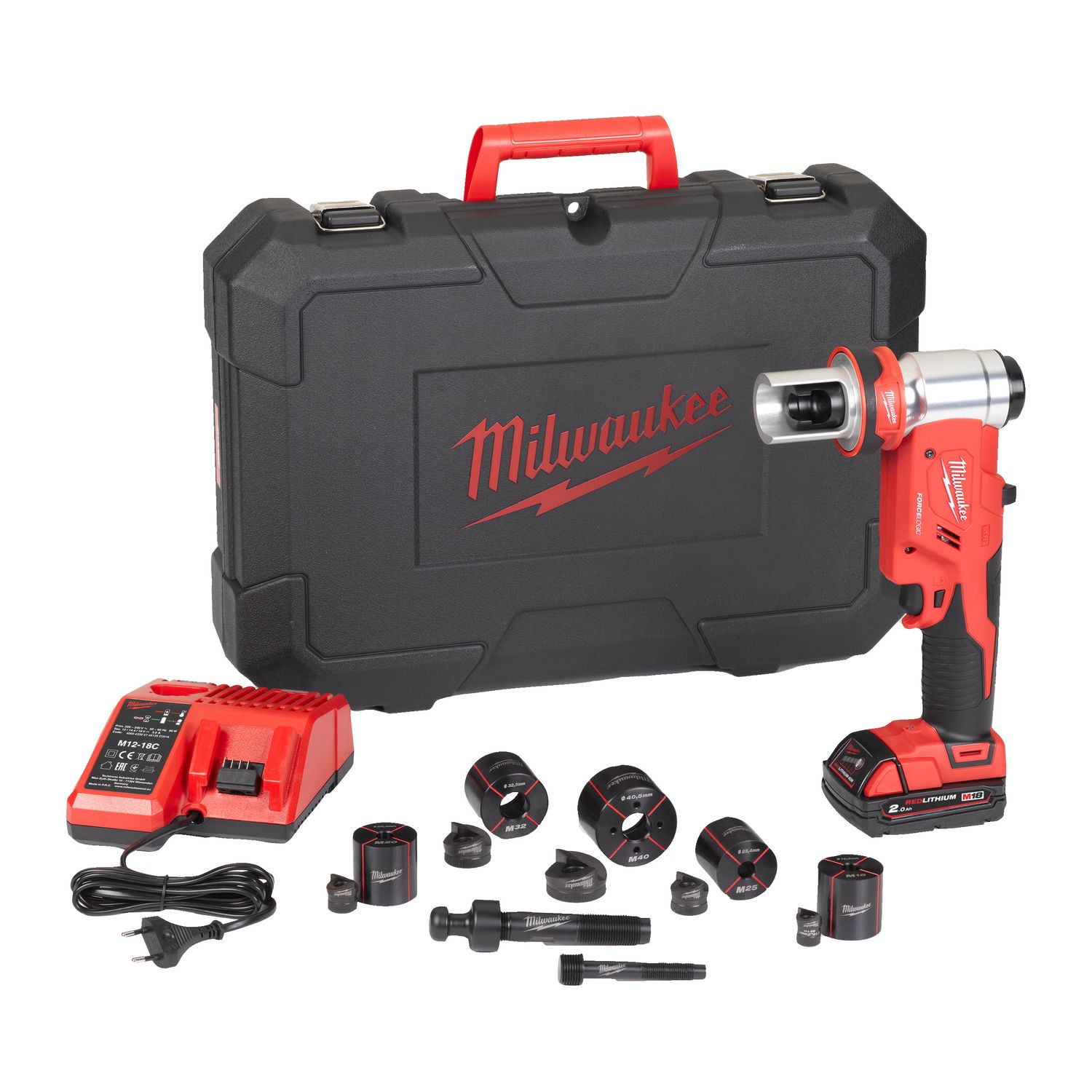 MILWAUKEE Bürstenlose Akku-Lochstanzer M18HKP-201CA