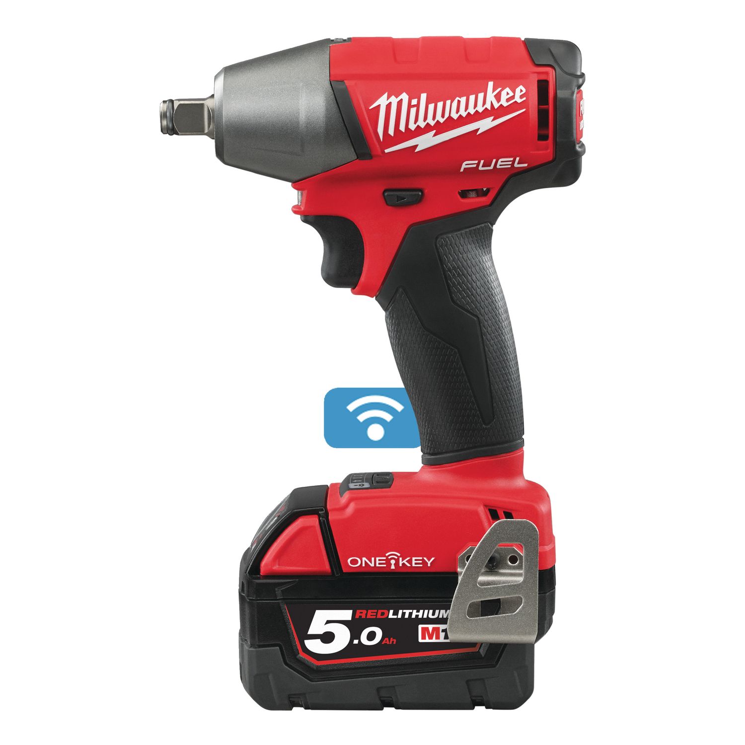 MILWAUKEE ONE KEY™ Akku-Schlagschrauber 1/2&quot; Vierkant Sprengring M18ONEIWF12-502X