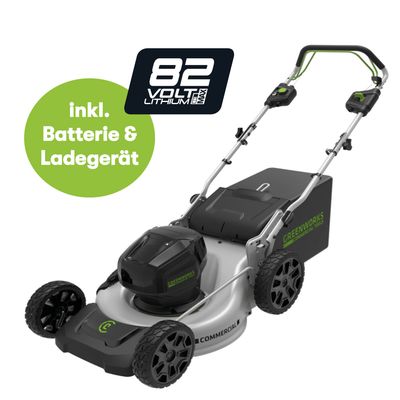 GREENWORKS Akku-Rasenmäher GC82LM51SP inkl. 5 Ah Akku und Ladegerät