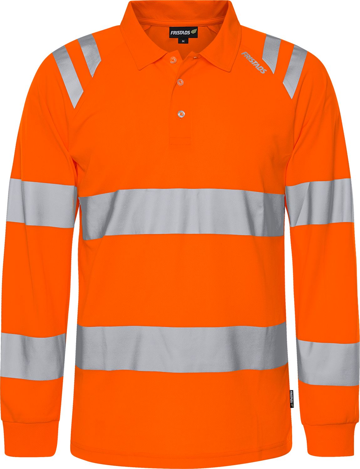 FRISTADS High Vis Poloshirt Langarm Kl. 3 7864 GPST  Größe 4XL