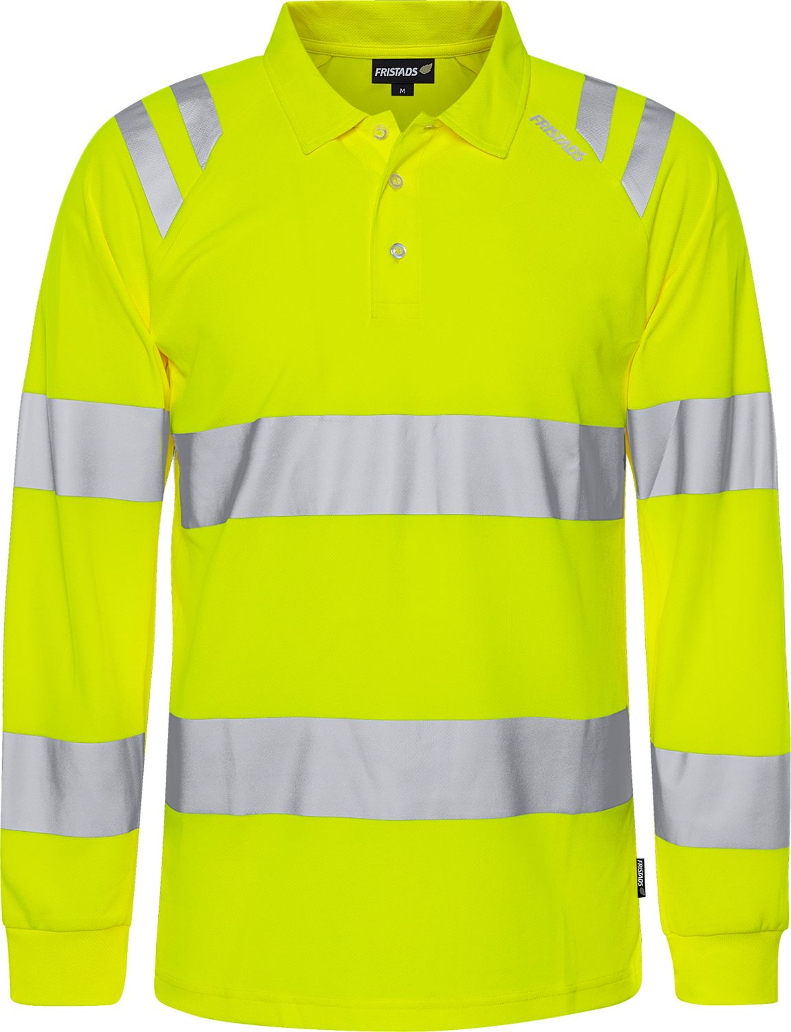 FRISTADS High Vis Poloshirt Langarm Kl. 3 7864 GPST  Größe L