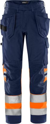 FRISTADS High Vis Green Handwerkerhose Kl. 1 2640 GPLU Größe 62