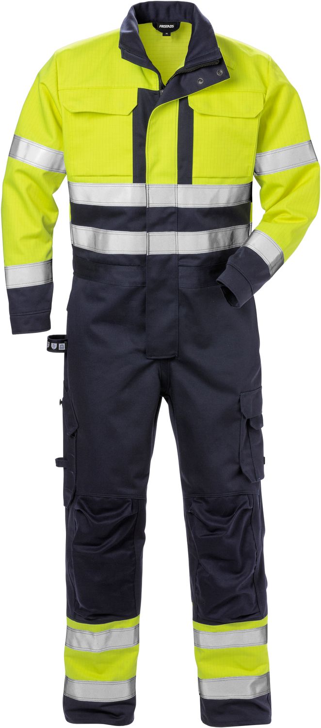 FRISTADS Flame High Vis Overall Kl. 3 8084 FLAM Größe L