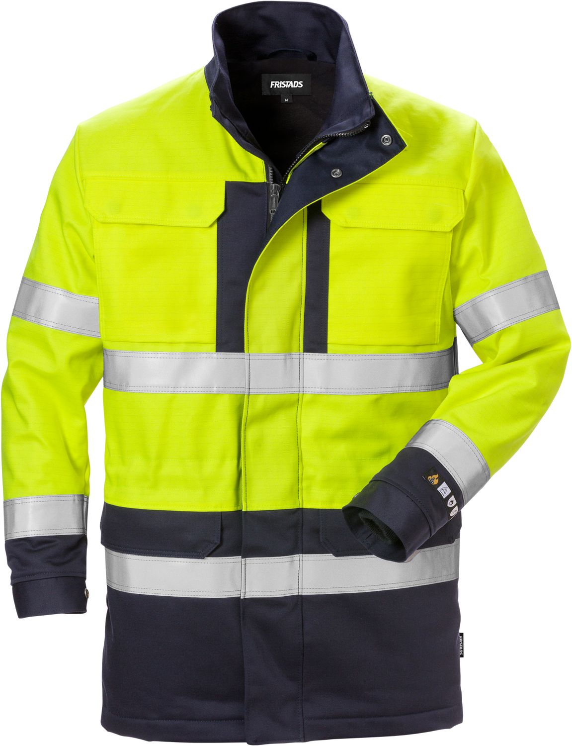 FRISTADS Flame High Vis Winterparka Kl. 3 4589 FLAM Größe XL